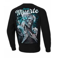 Odzież taktyczna i umundurowanie - Bluza Pit Bull Seria Regular Santa Muerte '24 - Czarna 3XL - miniaturka - grafika 1