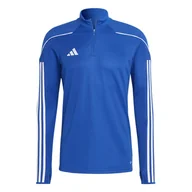 Bluzy sportowe męskie - Męska Bluza ADIDAS TIRO23 L TR TOP HS0328 – Niebieski - miniaturka - grafika 1
