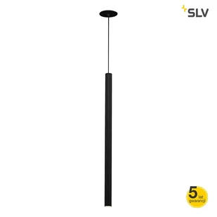 SLV SPOTLINE HELIA 60 wisząca LED 3000K okrągła czarna 7.5W 158400 - Lampy sufitowe - miniaturka - grafika 1