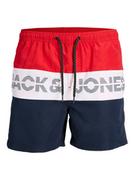 Kąpielówki męskie - Jack&Jones Szorty kąpielowe 12227260 Czerwony Regular Fit - miniaturka - grafika 1