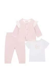 Komplety dla niemowląt - Michael Kors komplet niemowlęcy kolor różowy - grafika 1