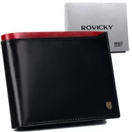 Portfele - Duży portfel męski z systemem RFID Protect Rovicky - miniaturka - grafika 1