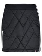 Spódnice - Ziener Damska spódnica termiczna/outdoorowa/Primaloft, zimowa, narciarska, czarna, biała, 34 - miniaturka - grafika 1