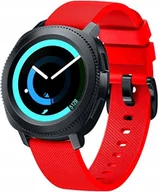 Akcesoria do smartwatchy - Pasek FunBand do Samsung guma czerwony - miniaturka - grafika 1