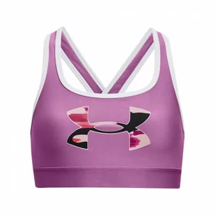 Dziewczęcy biustonosz treningowy UNDER ARMOUR UA Crossback Graphic Sports Bra - Bielizna sportowa damska - miniaturka - grafika 1