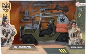Zabawki militarne - *****Zestaw militarny jeep+żołnierz 06087 - miniaturka - grafika 1