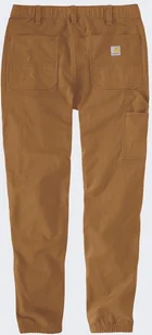Spodnie Carhartt Rugged Flex Canvas Jogger Brown - Spodnie sportowe męskie - miniaturka - grafika 1