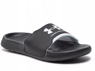 Klapki i japonki męskie - KLAPKI męskie UNDER ARMOUR 3027219-001 na basen lekkie piankowe 41 - miniaturka - grafika 1