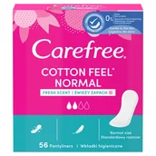 Wkładki higieniczne - Carefree - Cotton Feel Normal Wkładki higieniczne świeży zapach - miniaturka - grafika 1