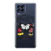Etui i futerały do telefonów - Etui dedykowane do Samsung M53 5G wzór:  Mickey i Minnie 005 oryginalne i oficjalnie licencjonowane - miniaturka - grafika 1
