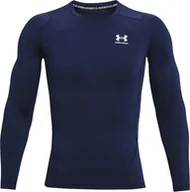 Koszulki męskie - Under Armour Under Armour Heatgear Armour Long Sleeve 1361524-410 Granatowe S - miniaturka - grafika 1