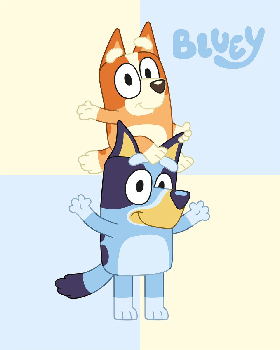 Kocyk dziecięcy Bluey 120 x 150 cm Halantex koc pieski Bingo i Bluey