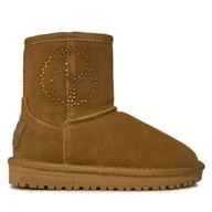 Buty dla dziewczynek - Śniegowce Pepe Jeans PGS50191 Brązowy - miniaturka - grafika 1