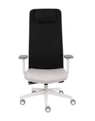 Fotele i krzesła biurowe - Fotel biurowy Mike 2 W biały - miniaturka - grafika 1