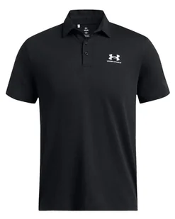 Koszulka męska polo UNDER ARMOUR Icon czarna - Koszulki męskie - miniaturka - grafika 1