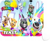 Podkładki pod mysz - PODKŁADKA POD MYSZKĘ Z NADRUKIEM MY TALKIN TOM GRY BAJKI-TEKST -20X24 - miniaturka - grafika 1