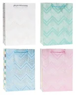 Opakowania i torebki na prezenty - Torebka ozdobna 18x24x8cm hot-stamp mix Rozette - artykuł papierniczy - miniaturka - grafika 1