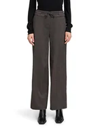 Spodnie damskie - BETTY & CO Spodnie w kolorze szarobrązowo-czarnym - miniaturka - grafika 1