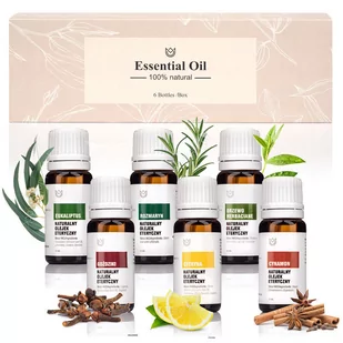 ZESTAW OLEJKÓW ETERYCZNYCH 6 X 12 ML - Aromaterapia - miniaturka - grafika 1