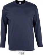 Koszulki męskie - SOLS Koszulka męska z długim rękawem 11420 Blue Navy S - miniaturka - grafika 1