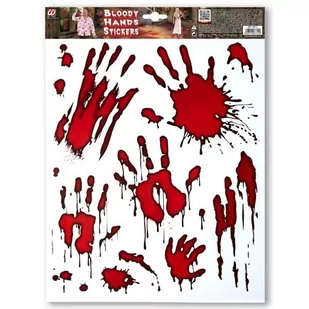 NAKLEJKI MIEJSCE ZABÓJSTWA RĘCE - Halloween - miniaturka - grafika 1