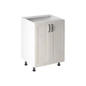 Szafki kuchenne - Szafka Dolna Stojąca 2 Drzwi D60 Royal Gała Meble Sosna Nordycka, Biały - miniaturka - grafika 1