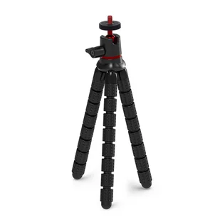 MCBOSON uchwyt do telefonu komórkowego - uchwyt do aparatu - uniwersalny uchwyt do telefonu komórkowego - elastyczne, regulowane ramię - uchwyt ośmiornicy - selfie stick - czarny - Selfie stick - miniaturka - grafika 1