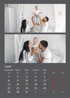 Kalendarze - Fotokalendarz, personalizowany kalendarz ścienny premium, 20x30-A4 cm, 12 stron, Klasyczna elegancja - miniaturka - grafika 1