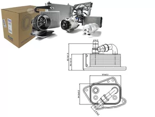 NISSENS Chłodnica oleju, olej silnikowy 90688 - Chłodnice - miniaturka - grafika 1