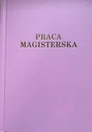 Okładki do laminatorów i bindownic - Okładka twarda - O.HARD Modern AA+ (7 mm) 304 x 212 mm (A4+ pionowa) - różowy - 10 sztuk - ze złotym tłoczeniem - Praca Magisterska - miniaturka - grafika 1