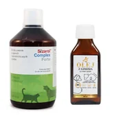 Suplementy i witaminy dla psów - BIOVICO Sizarol Forte 500 ml + Lab-V Olej z Łososia 100% Dla Psa i Kota w Każdym Wieku 100ml Tłoczony Na Zimno GRATIS!!! - miniaturka - grafika 1