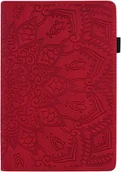 Etui do tabletów - ETUI ZAMYKANE SAMSUNG GALAXY TAB S8 2022/ TAB S7 2020 CZERWONA MANDALA - miniaturka - grafika 1
