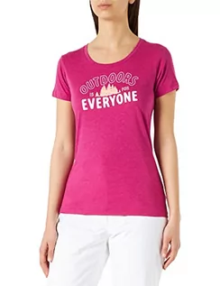 Koszulki i topy damskie - Columbia Damska koszulka z krótkim rękawem z grafiką, Daisy Days - grafika 1
