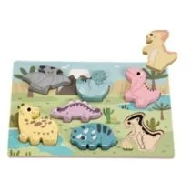 Puzzle drewniane Dinozaury - Puzzle - miniaturka - grafika 1