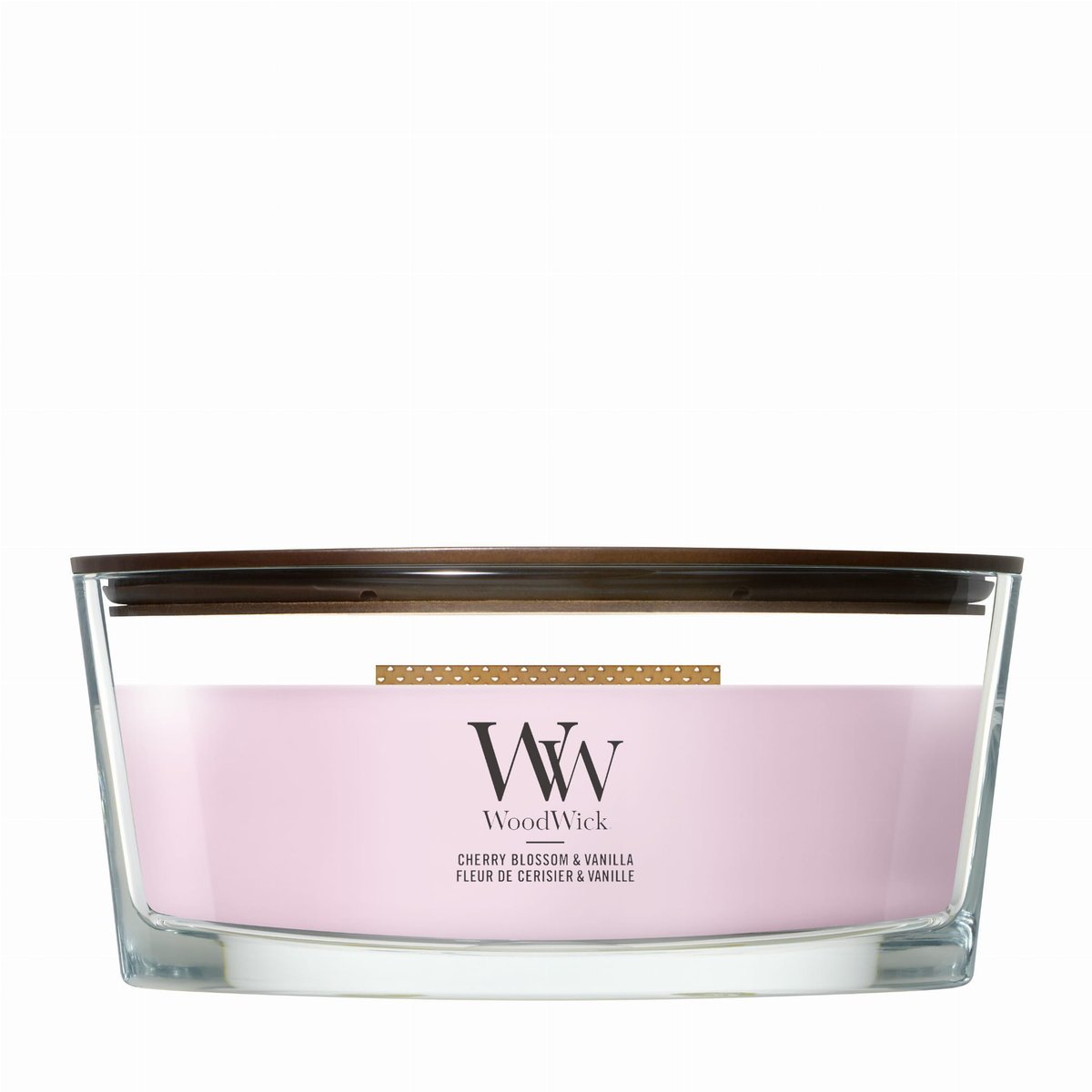 Świeca zapachowa elipsa WoodWick Cherry Blossom & Vanilla