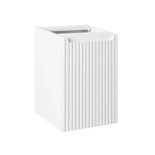 Szafka łazienkowa NOVA WHITE 81-40-1D 40cm biała z koszem - Szafki łazienkowe - miniaturka - grafika 1