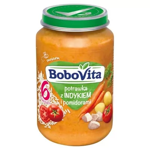 BOBOVITA Potrawka z indykiem i pomidorami po 6 miesiącu 190 g - Dania dla dzieci - miniaturka - grafika 2