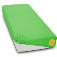 Prześcieradła - Prześcieradło Bawełniane Jersey 180X200Cm Oliwkowy - miniaturka - grafika 1