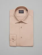 Koszule męskie - koszula simeria 00378 długi rękaw beżowy slim fit - miniaturka - grafika 1