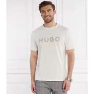 Koszulki męskie - HUGO T-shirt Drochet | Regular Fit - miniaturka - grafika 1