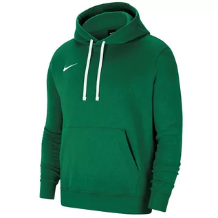 Bluzy dla dziewczynek - Nike, Bluza dziecięca, Park 20 Fleece Hoodie Junior CW6896 302, zielony, rozmiar L - grafika 1