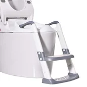 Nocniki - Primabobo, Nakładka sedesowa z drabinką, antypoślizgowa, szara - miniaturka - grafika 1