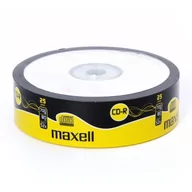 Nośniki danych - Maxell płyta CD-R 700MB 52x Szpula 25 624035.40 - miniaturka - grafika 1