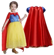 Stroje karnawałowe - Strój Kostium Przebranie Sukienka Królewna Śnieżka Bal Karnawał 146/152 - miniaturka - grafika 1