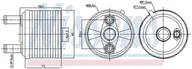 Układ napędowy - akcesoria - Chłodnica oleju, automatyczna przekładnia Nissens 91267 - miniaturka - grafika 1