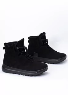 Buty outdoorowe damskie czarne Ecco Solice W Mid Gtx Pl 200g - ECCO - Buty trekkingowe damskie - miniaturka - grafika 1
