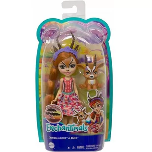 Mattel Enchantimals Lalka Gabriela Gazela nowość - Lalki dla dziewczynek - miniaturka - grafika 1
