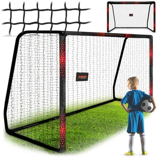 Bramka piłkarska do piłki nożnej 300x200x120 cm stalowa Neo-Sport - Piłka nożna - miniaturka - grafika 1
