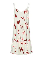 Sukienki - Pieces Sukienka "Nya" w kolorze kremowym - miniaturka - grafika 1