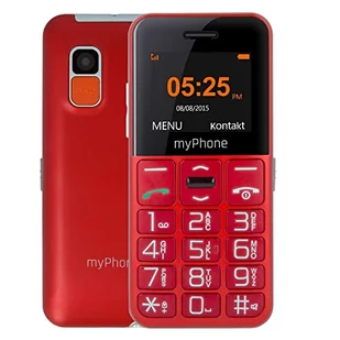 myPhone Halo Easy Czerwony - Telefony komórkowe - miniaturka - grafika 4